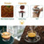 Reusable Espresso Capsules Refillable Coffee Pod Stainless Steel Cups Compatible With Nespresso Originalline Brewer (2 Pods+100 Lids+1 * 8ml Spoon+1 * Small Brush)