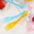 Ostrifin 12pcs/set Cartoon Giraffe Shape Food Picks Fruit Snack Toothpick Desert Forks