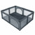 Okvac Kids Baby Playpen Safety Play Center Playard 79"x70" - Gray