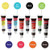 Bakerpan Food Coloring Squeeze Gel .7 Oz Tubes, For Icing, Decorating Cakes, Set Of 8 Colors