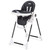 Heao 4-in-1 Convertible Reclining High Chair, Adjustable Height & Removable Tray, 4 Wheels With Brake - Black