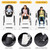 Heao 4-in-1 Convertible Reclining High Chair, Adjustable Height & Removable Tray, 4 Wheels With Brake - Black