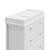 Storkcraft Horizon 3 Drawer Modern Changing Vertical Dresser White Finish
