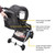 Safety 1ˢᵗ Teeny Ultra Compact Stroller, Black Magic
