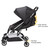 Safety 1ˢᵗ Teeny Ultra Compact Stroller, Black Magic