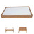 Dining Table Table Top Adjustable Folding Legs Bamboo Food Dinner Desk Foldable Computer Laptop Lazy Table