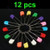✪ 12 Pcs Colors Safety Locking Baby Cloth Nappy Diaper Craft Pins