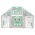 Foldable Baby Playpen,kids Activity Centre Safety Play Yard Play Pen Indoor Outdoor Unisex