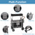 Joymor Folding Stroller Wagon With Face To Face High Double Seat & Canopy For 2 Kids, Baby, Toddler, Gray