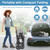 Joymor Folding Stroller Wagon With Face To Face High Double Seat & Canopy For 2 Kids, Baby, Toddler, Gray
