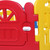 8-panel Baby Fence, Toddlers Playpen With Safety Lock, Kids Play Center , Colorful