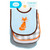 Luvable Friends Baby Boy Cotton Terry Drooler Bibs With Peva Back 5pk, Fox, One Size