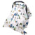 Tanofar Car Seat Cover For Babies, Mountain Peekaboo Opening Minky Carseat Canopy For Newborn, Multiuse, Minky Blanket For Infant Toddler