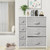 Bigroof Dresser Storage Organizer For Bedroom Bathroom Laundry (light Gray-7 Drawers)