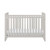 Baby Relax Miles 2-in-1 Convertible Crib For Nursery, Soft Gray