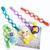 5 Pack Baby Pacifier Clips,silicone Toy Safety Straps,sippy Cup Strap For Stroller,high Chair,cars,hanging Baskets