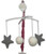 Baseball Red/grey Musical Baby Crib Mobile