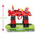 Jingkaiw Lilâ€™ Play Station 4-in-1 Activity Walker - Rocker, Activity Center, Bouncer, Walker - Adjustable Seat Height - Fun Toys For Baby, Sadie The Ladybug 25.98x29.53x25.2 Inch (pack Of 1)
