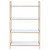 Acme Ottey Storage Bookshelf In White High Gloss And Gold