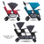 Joovy Caboose Tandem Stand On Stroller Rear Seat Accessory - Black