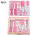 Juhai 8pcs/set Infant Thermometer Nail Clippers Scissors Grooming Kit Baby Care Tools