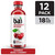 Bai Flavored Water, Zambia Bing Cherry, Antioxidant Infused Drinks, 18 Fluid Ounce Bottles, Pack 12, Antioxidant Infused