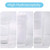 Microfiber Face Cloths For Bath Reusable Makeup Remover Cloth Ultra Soft And Absorbent Washcloths White 6 Pack