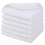 Microfiber Face Cloths For Bath Reusable Makeup Remover Cloth Ultra Soft And Absorbent Washcloths White 6 Pack
