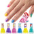 Disney Princess - Townley Girl Castlebox Non-toxic Peel-off Nail Polish Set For Girls, Opaque Colors, Ages 3+ - 18 Ct