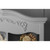 Evolur Aurora Hutch And Bookcase, Akoya Gray Pearl