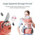 Yasaly Baby Backpack Carriers Front And Back For Newborn To Toddler With Hip Seat, All Season Multifunctional Feemom Forward Facing Baby Kangaroo Carrier For Men