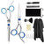 Professional Hair Cutting Scissors Set 12 Pcs Hair Cutting Scissors Thinning Shears Multi-use Haircut Kit Scissors Hair Cutting Shears Set For Barber Salon Home Hair Cutting Scissors