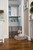 Safety 1ˢᵗ Vintage Grey Wood Doorway Security Gate, Gray