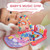 Fovolat Baby Gym Piano Play Mat Baby Play Gym Musical Toys Activity Center With Lights & Music Tummy Time Playmat Infant Toys For 0-3-6 Months Old Boys Girls Babies Enjoyment
