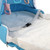 Mellco Infant Baby Travel Bed, Portable Bassinet Diaper Bag With Protection Mosquito Net And Toys,blue