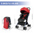 Besrey Foldable Lightweight Stroller Compact Travel Stroller With Rain Cover & Travel Carry Bag, Baby Infant Airplane Stroller For 0-3 Year - Red