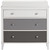 Fulenqnu Monarch Hill Poppy 3 Drawer Changing Table Gray