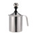 400ml Manual Milk Frother Stainless Steel Double Mesh Milk Creamer Milk Mesh Coffee Foamer Creamer (silver)