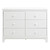 Baby Relax Rivers 6 Drawer Dresser, Nursery Furniture, White