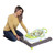 Baby Trend 4.0 Activity Baby Walker With Removable Toy Tray, Dino Buddies - Unisex