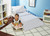 Everyday Kids 4 Piece Toddler Bedding Set - Solid Grey