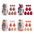 8 Pcs/box Makeup Sponge Set Blender Beauty Foundation Blending Sponge Flawless For Liquid Cream And Powder Multi-colored Makeup Sponges