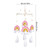 Baby Crib Mobile, Rainbow Wind Chime Bed Bell With Tassels For Boy & Girl, Baby Bedroom Ceiling Wooden Beads Wind Chime Hanging