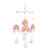 Baby Crib Mobile, Rainbow Wind Chime Bed Bell With Tassels For Boy & Girl, Baby Bedroom Ceiling Wooden Beads Wind Chime Hanging
