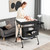 Gymax Baby Changing Table Portable Newborn Nursery Organizer Adjustable Height W/ Wheel