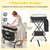 Gymax Baby Changing Table Portable Newborn Nursery Organizer Adjustable Height W/ Wheel