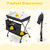 Gymax Baby Changing Table Portable Newborn Nursery Organizer Adjustable Height W/ Wheel