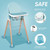 Children Of Design 6 In 1 Deluxe High Chair For Babies & Toddlers, Safe & Compact Baby Highchair, Easy To Clean, Removable Tray, Easy To Assemble, 6 Options 3 Seat Positions 2 Heights 1 Chair - Blue