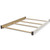 Delta Children Full Size Wood Bed Rails W0070, Textured White