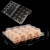 Heytea 24 Pack Plastic Egg Cartons Bulk Empty Clear Chicken Egg Tray Holder For Family Pasture Chicken Farm Business Market - Hold 1 Dozen Eggs Securely - 7.8 × 5.9 × 2.5× Inches